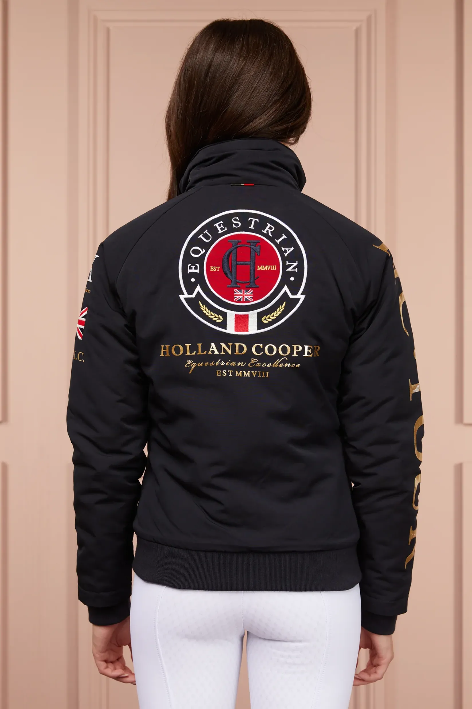 Holland Cooper Jackets|Shop By Product-Team HC Jacket Navy