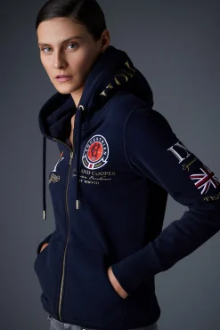 Holland Cooper Hoodies|Team HC Clothing-Team Hoodie Navy