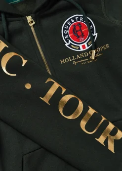Holland Cooper Hoodies|Team HC Clothing-Team Hoodie Racing Green