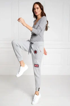 Holland Cooper Joggers|Team HC Clothing-Team Jogger Grey Marl