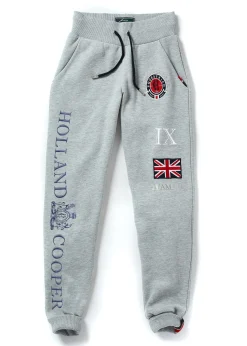 Holland Cooper Joggers|Team HC Clothing-Team Jogger Grey Marl