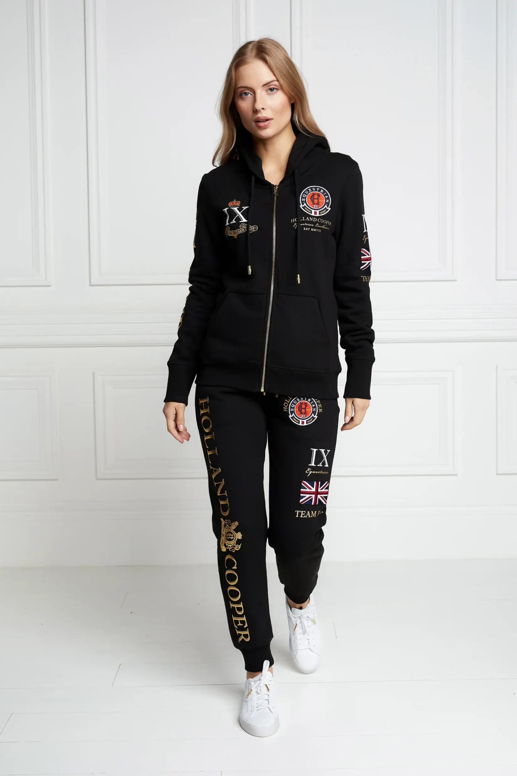 Holland Cooper Joggers|Team HC Clothing-Team Jogger Black