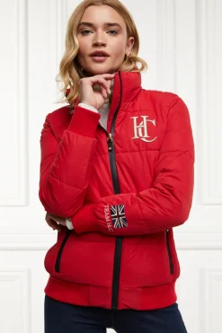 Holland Cooper Gifts For Her|Jackets-Team Padded Jacket Heritage Red