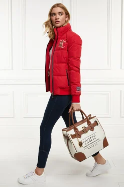 Holland Cooper Gifts For Her|Jackets-Team Padded Jacket Heritage Red