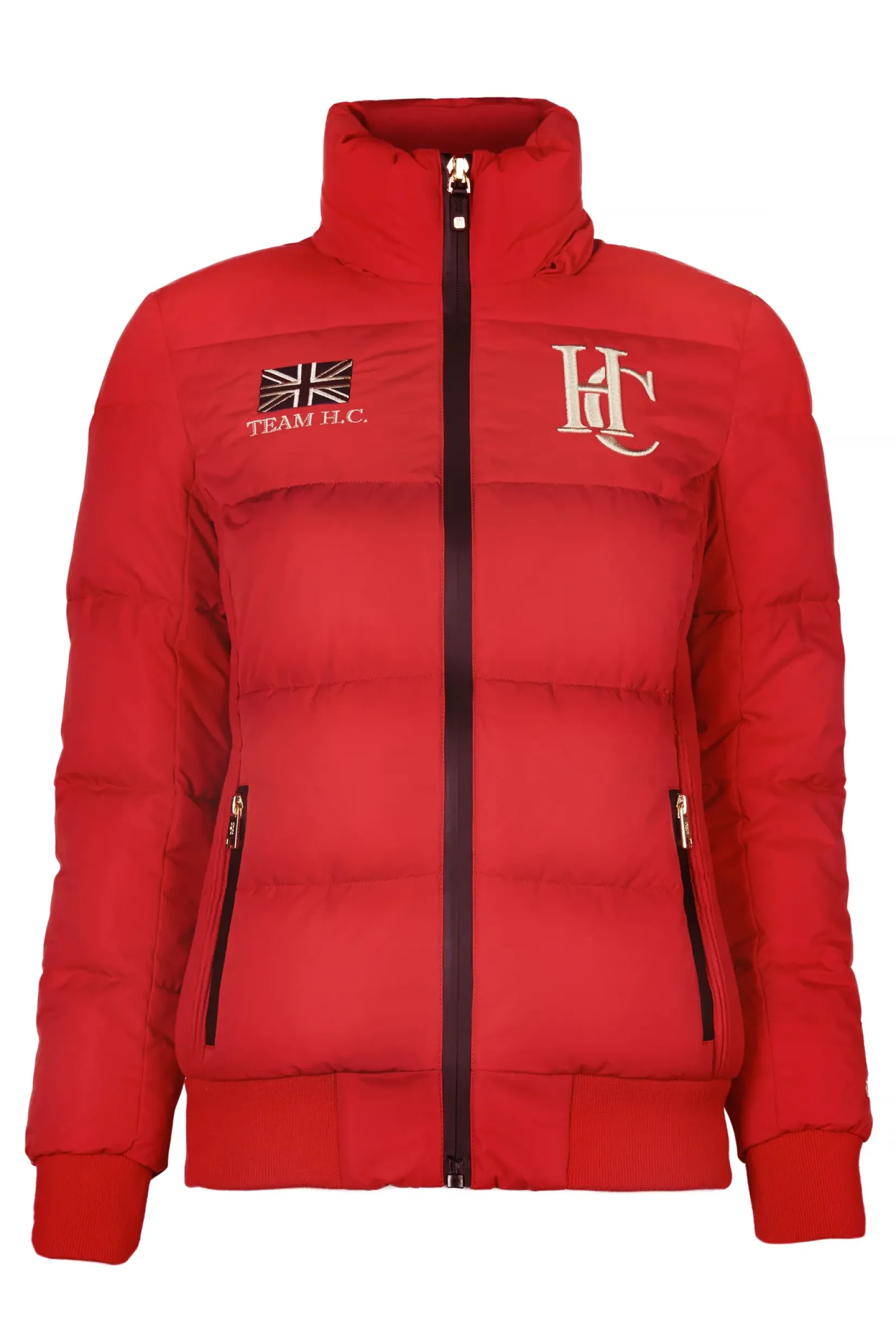 Holland Cooper Gifts For Her|Jackets-Team Padded Jacket Heritage Red