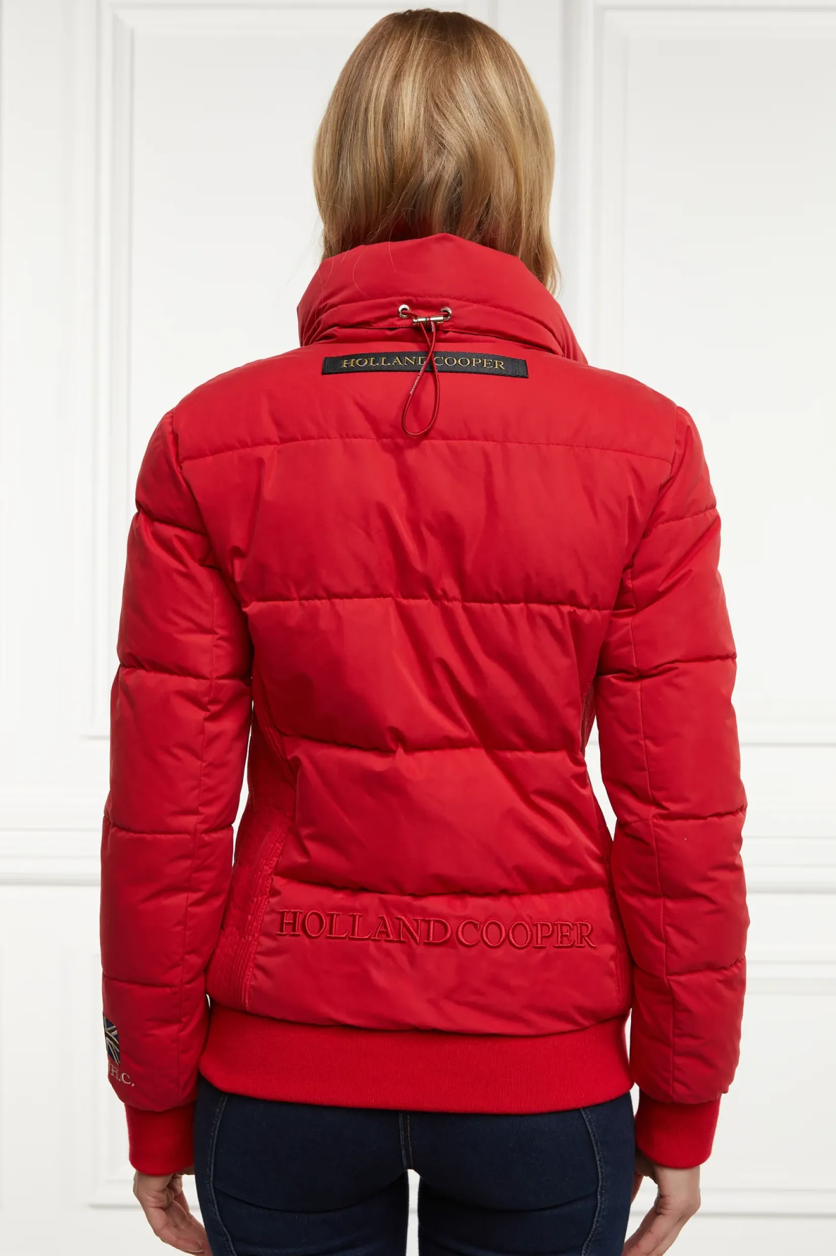 Holland Cooper Gifts For Her|Jackets-Team Padded Jacket Heritage Red