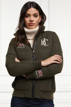 Holland Cooper Jackets|Shop By Product-Team Padded Jacket Khaki