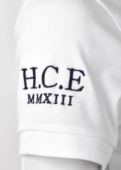 Holland Cooper Polo Shirts & Tees|Team HC Clothing-Team Polo Shirt White