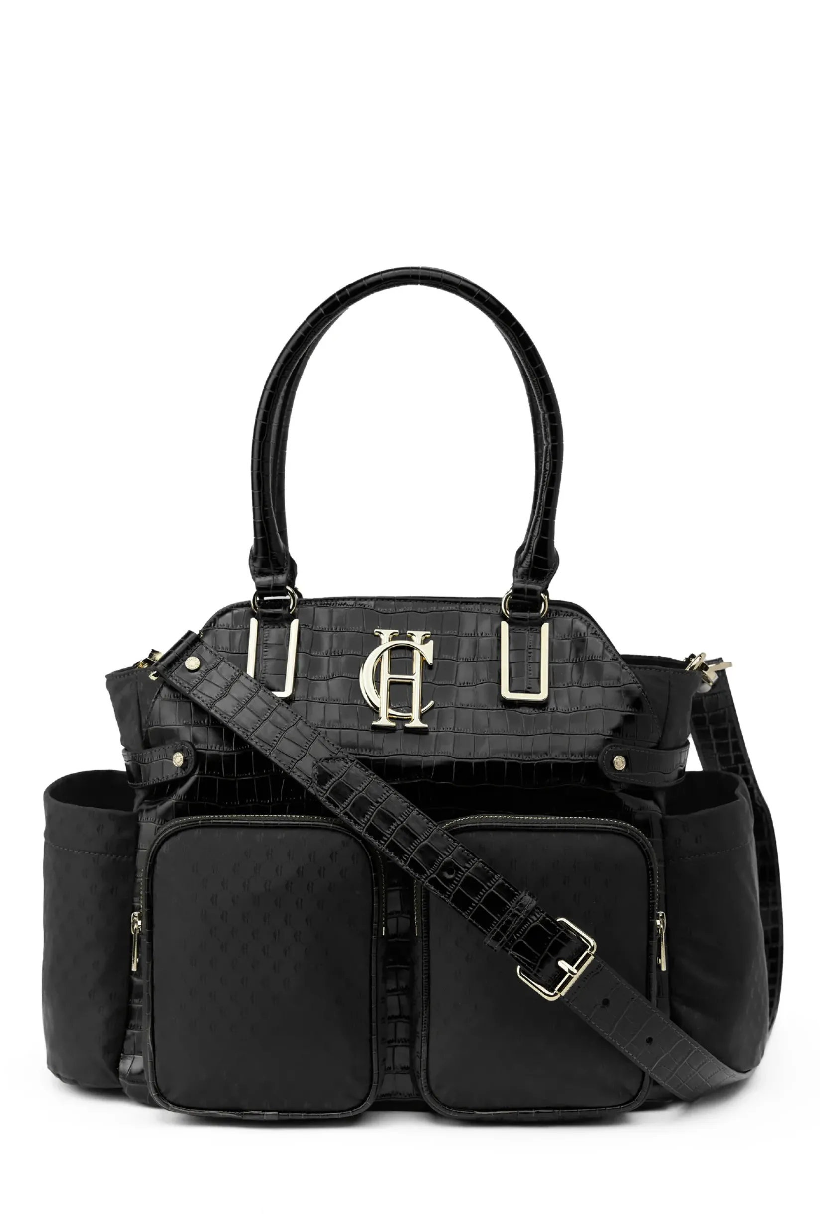 Holland Cooper Little Gifting|Shop By Collection-Thames Changing Bag Black Monogram