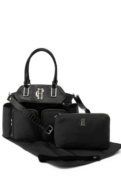 Holland Cooper Little Gifting|Shop By Collection-Thames Changing Bag Black Monogram
