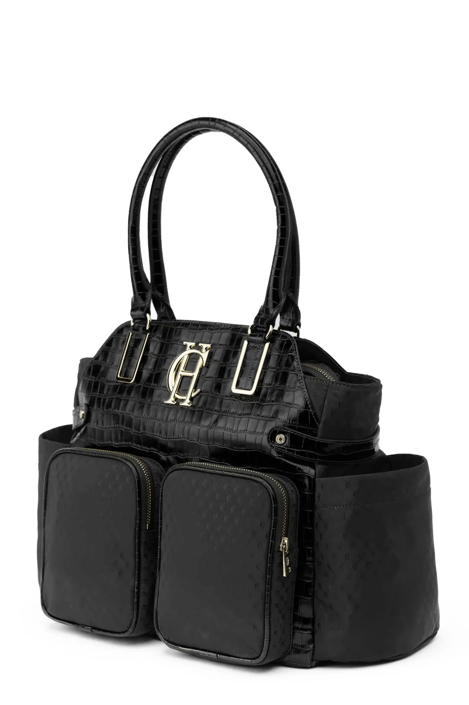 Holland Cooper Little Gifting|Shop By Collection-Thames Changing Bag Black Monogram