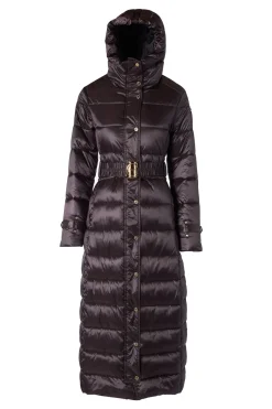 Holland Cooper Coats-The Arosa Longline Coat Chocolate