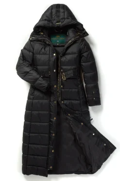 Holland Cooper Coats-The Arosa Longline Coat Black