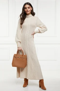 Holland Cooper The Perfect Gesture|Tote Bags-The Brompton Mini Tote Tan Contrast