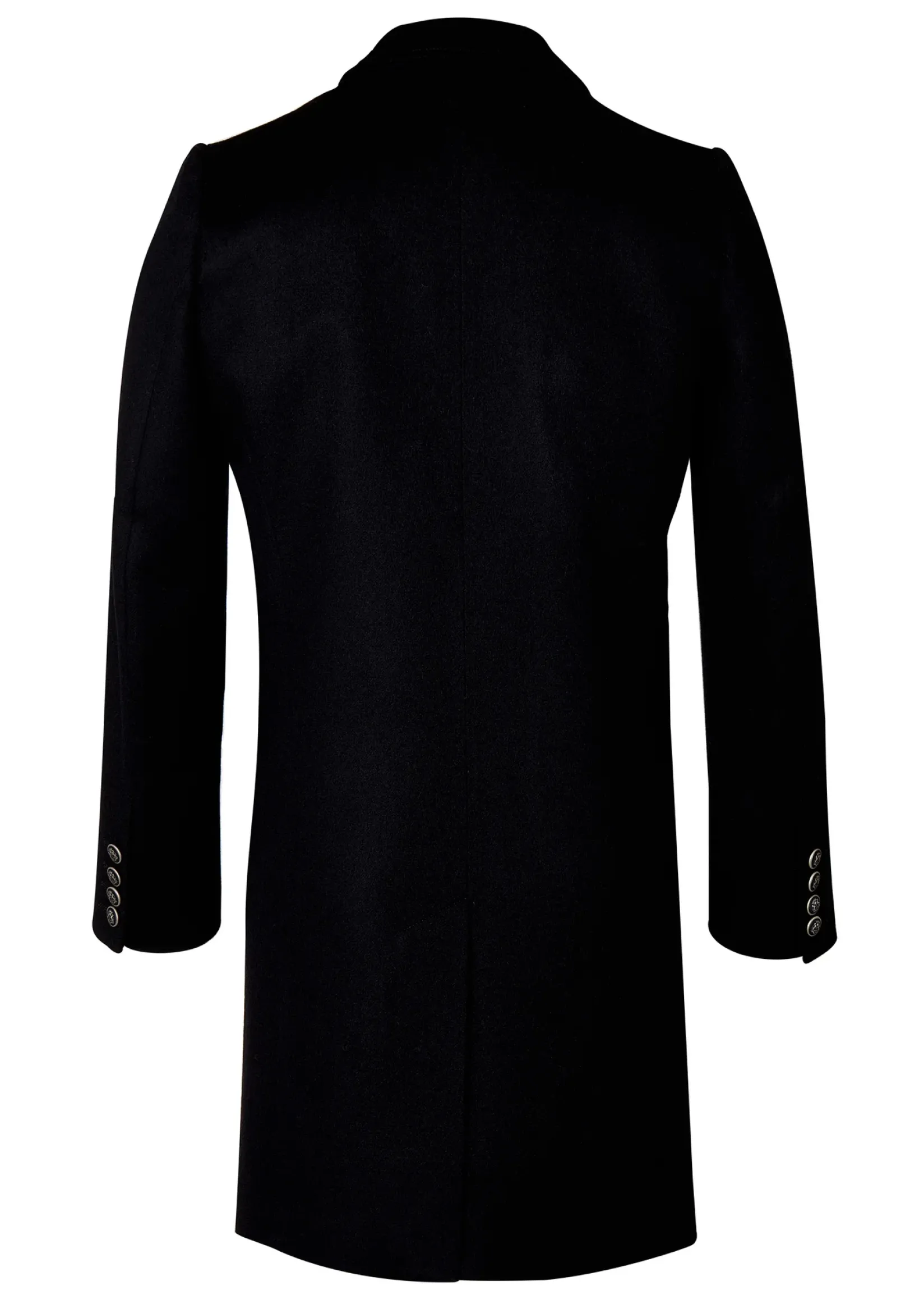 Holland Cooper Gifts For Him|Tailored Coats-The Cheltenham Coat Soft Black