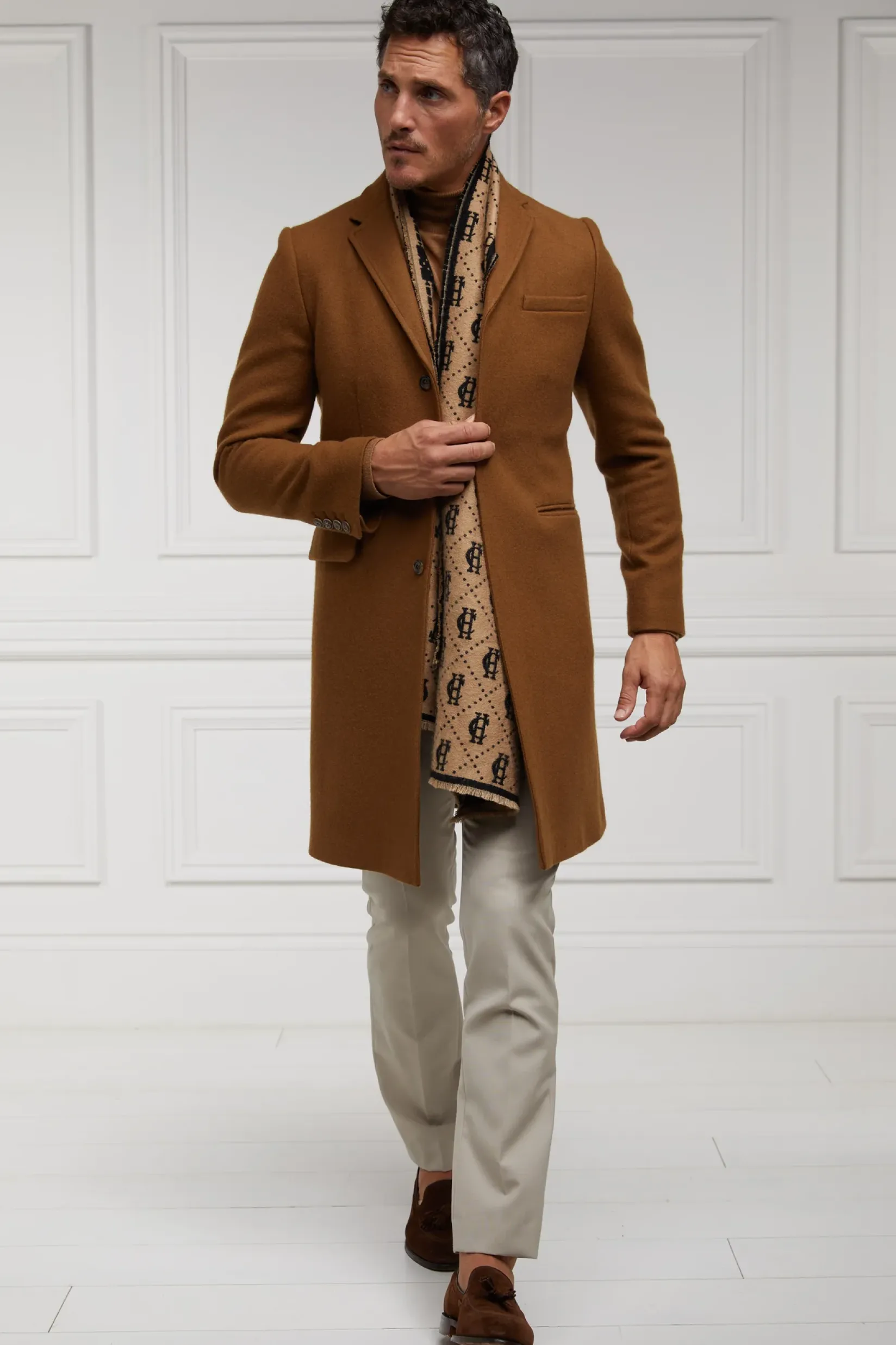 Holland Cooper Shop By Product|Tailoring-The Cheltenham Coat Dark Camel
