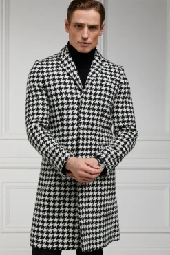 Holland Cooper Shop By Product|Tailoring-The Cheltenham Coat Large Scale Houndstooth