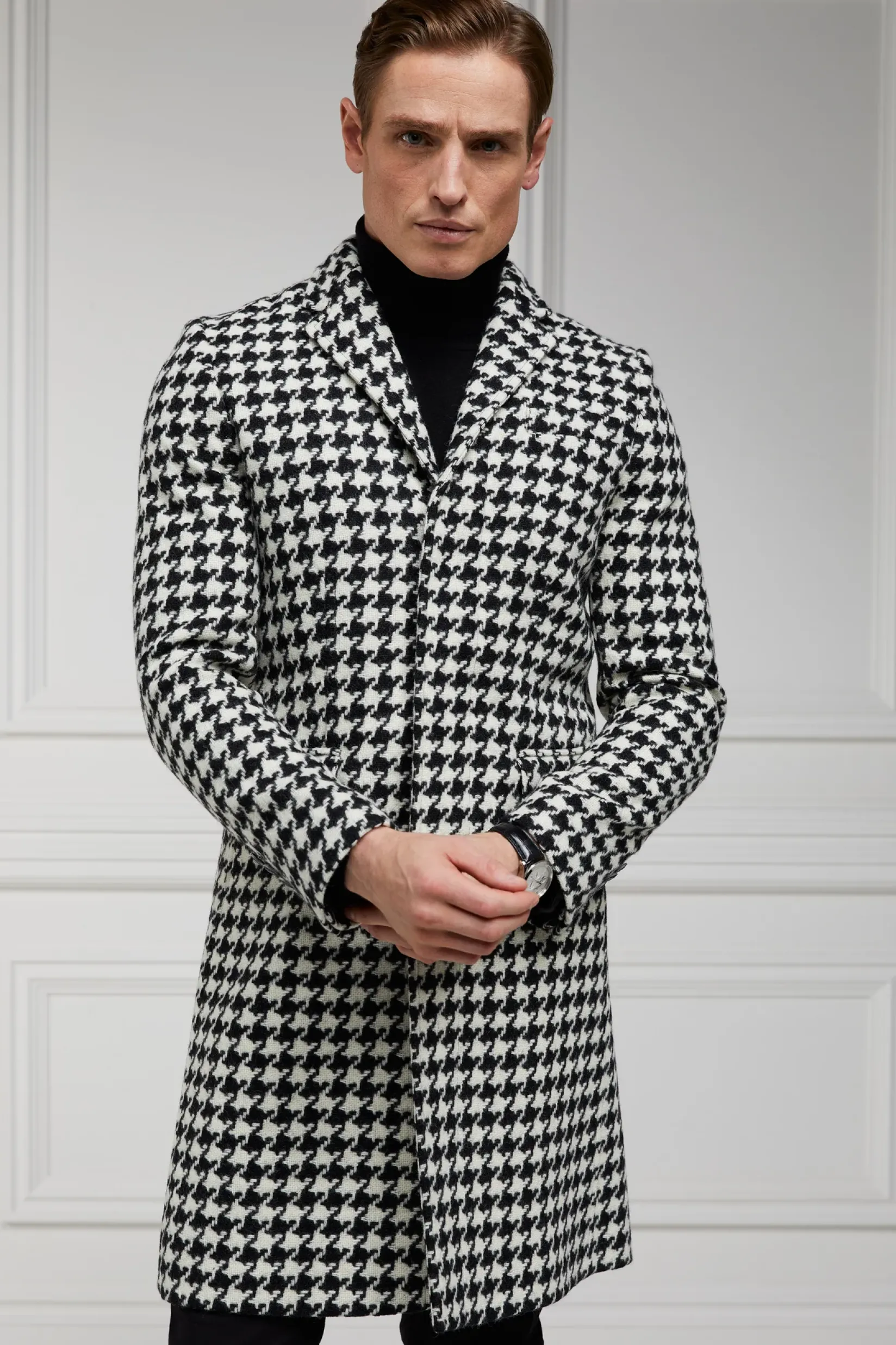 Holland Cooper Shop By Product|Tailoring-The Cheltenham Coat Large Scale Houndstooth