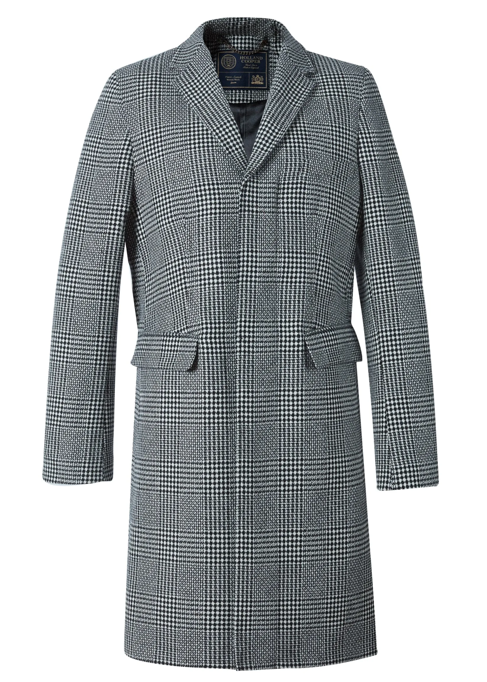 Holland Cooper Tailored Coats|Shop By Product-The Cheltenham Coat Prince of Wales Mono
