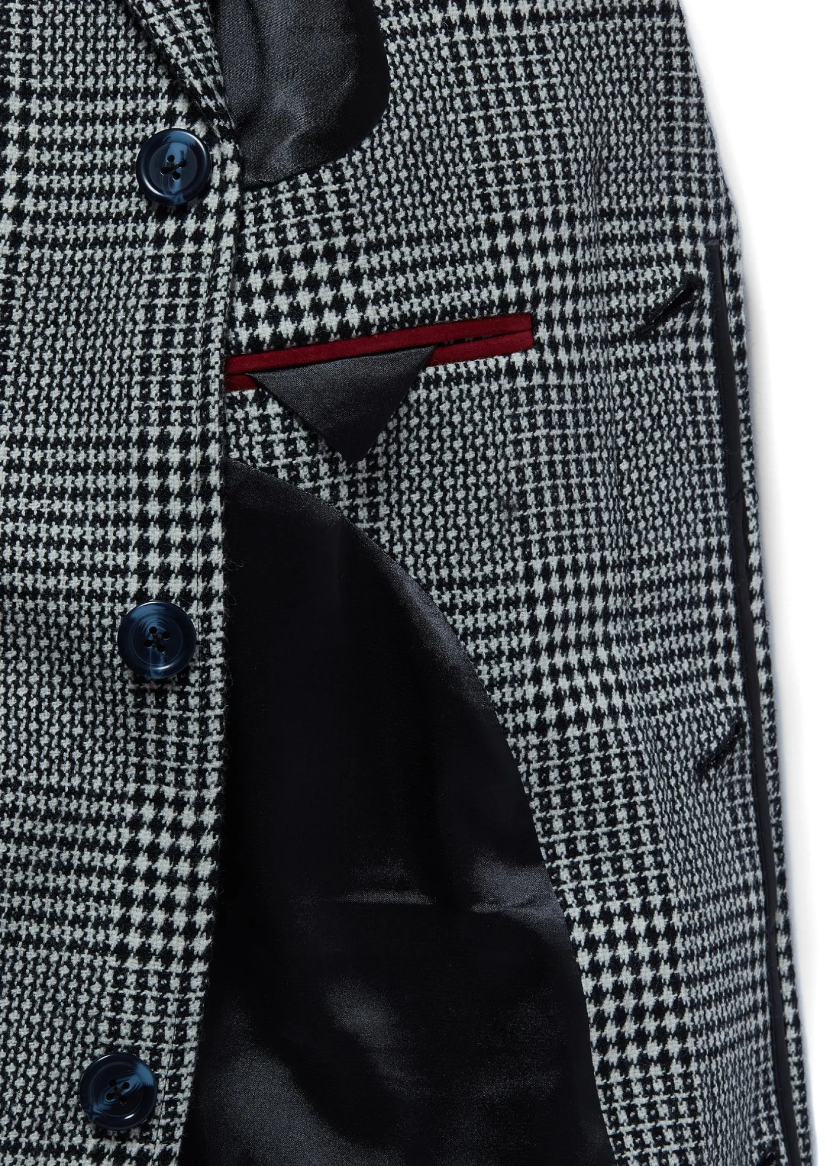 Holland Cooper Tailored Coats|Shop By Product-The Cheltenham Coat Prince of Wales Mono