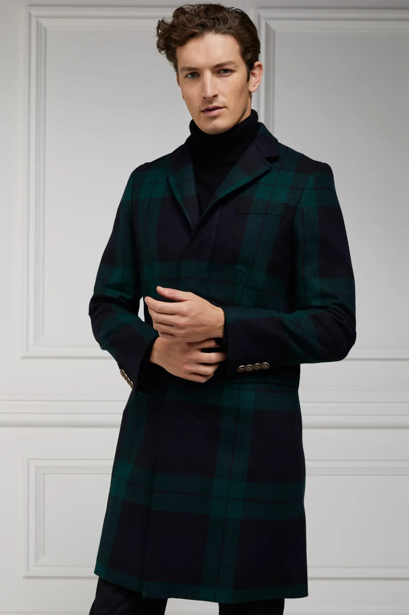 Holland Cooper Tailored Coats|Shop By Product-The Cheltenham Coat Blackwatch