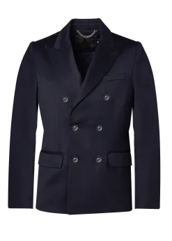 Holland Cooper Gifts For Him|Blazers-The Double Breasted Blazer Navy Barathea