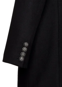 Holland Cooper Gifts For Him|Tailored Coats-The Double Breasted Coat Soft Black