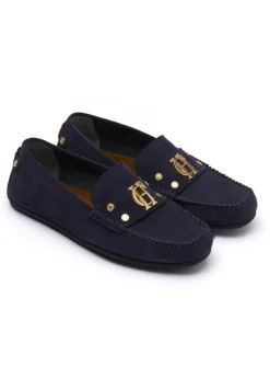 Holland Cooper Loafers|Footwear-The Driving Loafer Ink Navy