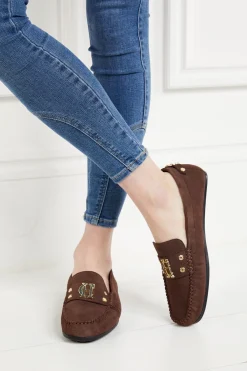 Holland Cooper Loafers|Footwear-The Driving Loafer Chocolate