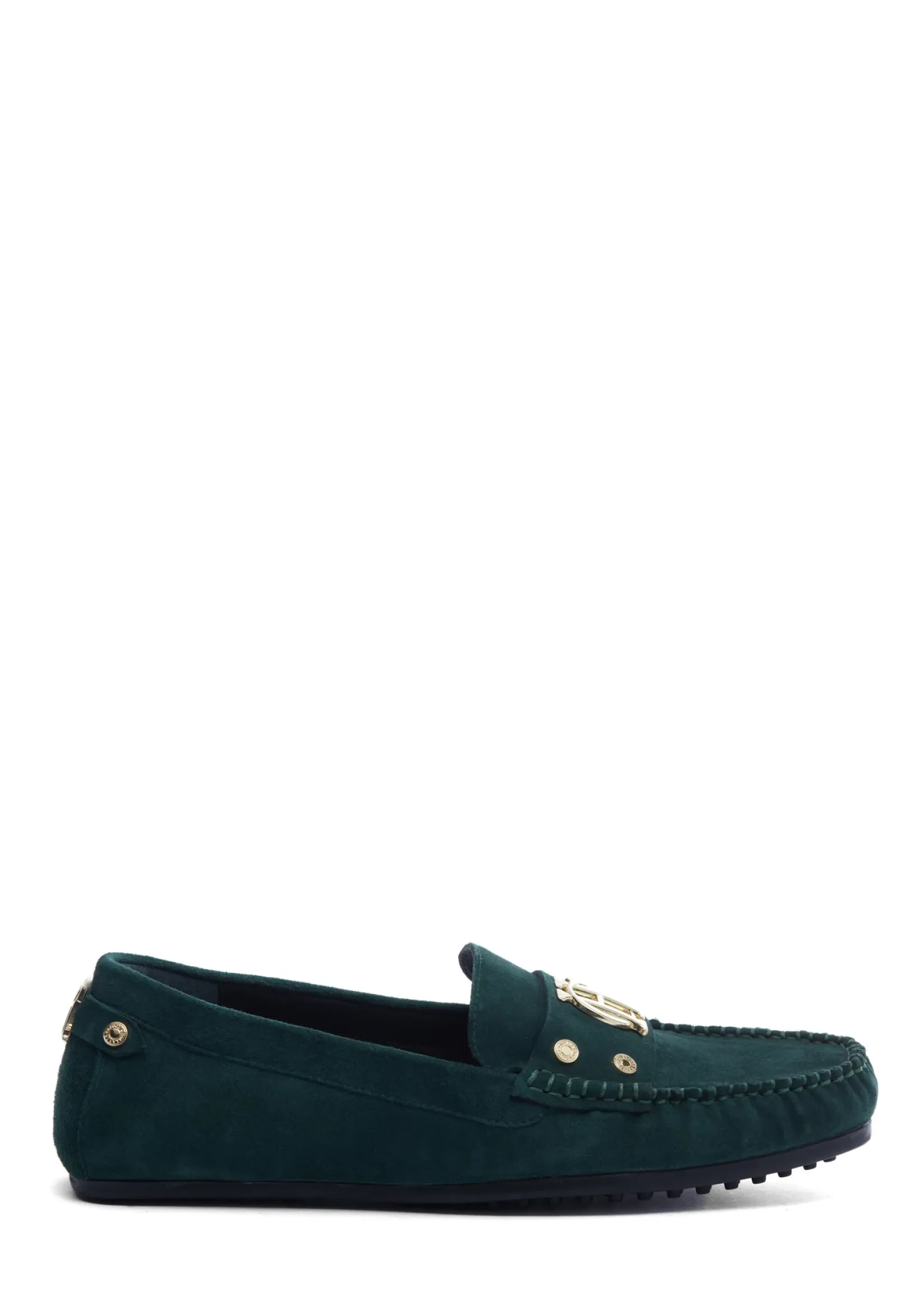 Holland Cooper Loafers|Footwear-The Driving Loafer Emerald