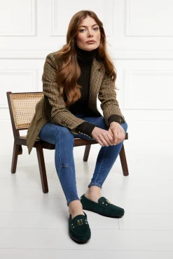 Holland Cooper Loafers|Footwear-The Driving Loafer Emerald