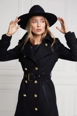 Holland Cooper Hats & Headbands|Hats & Headbands-The Jessica Wool Hat Navy