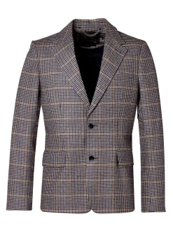 Holland Cooper Gifts For Him|Blazers-The Single Breasted Blazer Prince Of Wales Navy