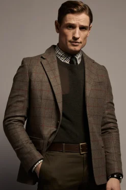 Holland Cooper Blazers|Country Collection-The Single Breasted Blazer Hampton Check