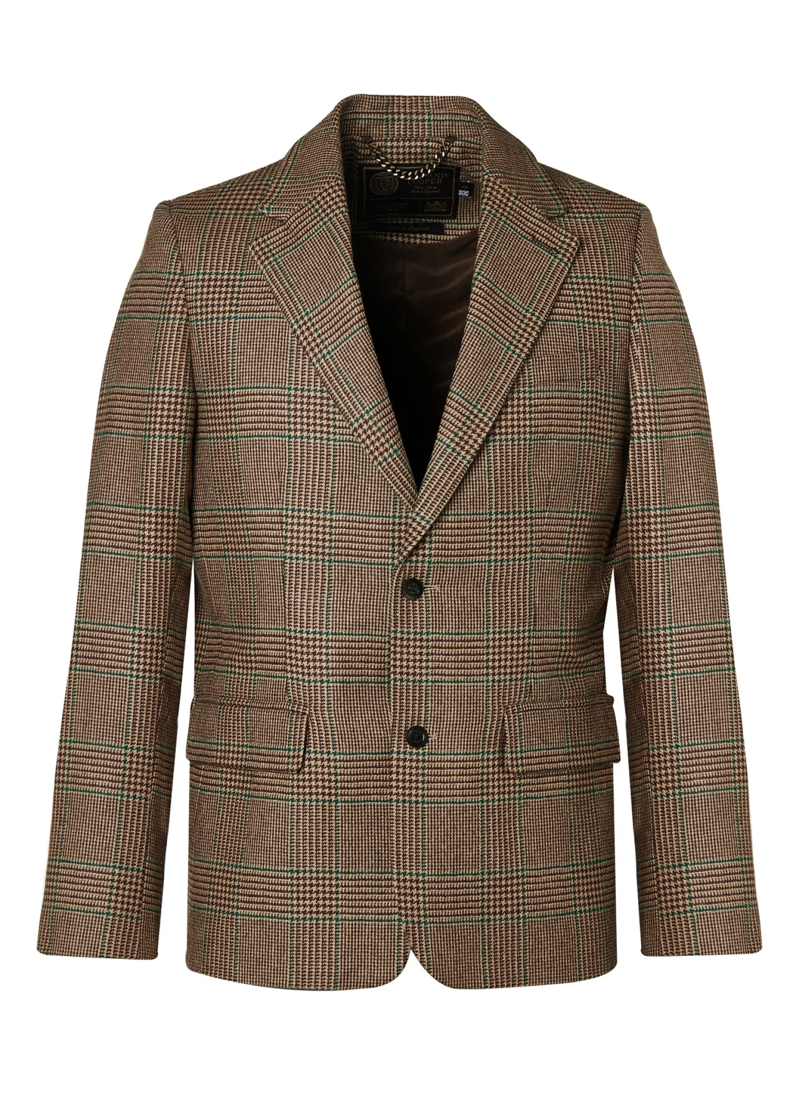 Holland Cooper Blazers|Shop By Product-The Single Breasted Blazer Clarence Check Forest