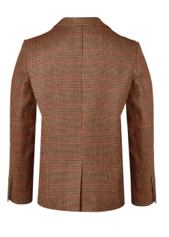 Holland Cooper Blazers|Shop By Product-The Single Breasted Blazer Clarence Check Merlot