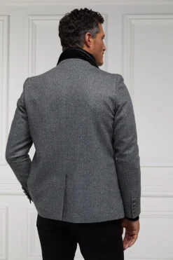 Holland Cooper Blazers|Shop By Product-The Single Breasted Blazer Mono Herringbone