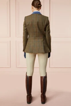 Holland Cooper Jackets|Shop By Product-Tweed Riding Jacket Glen Green