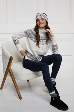 Holland Cooper Gifts For Her|Shearling Boots-Ultra Mini Shearling Boot Black