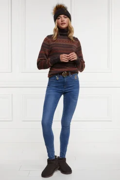 Holland Cooper Gifts For Her|Boots-Ultra Mini Shearling Boot Chocolate