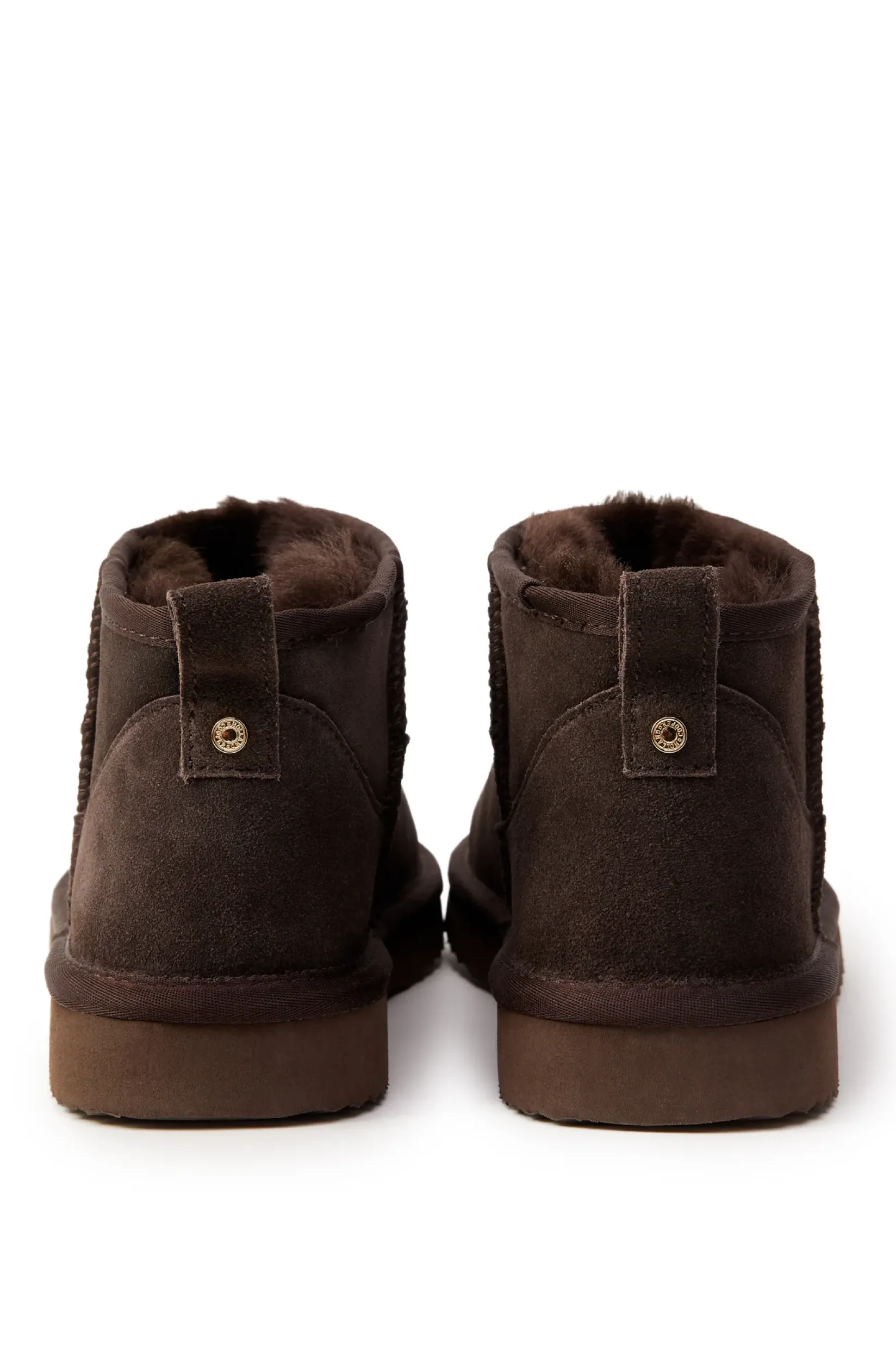Holland Cooper Gifts For Her|Boots-Ultra Mini Shearling Boot Chocolate
