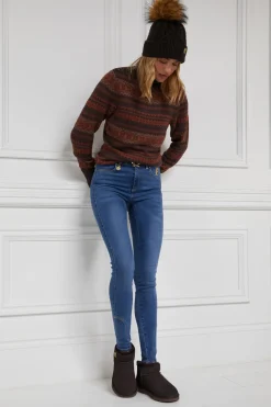 Holland Cooper Gifts For Her|Boots-Ultra Mini Shearling Boot Chocolate