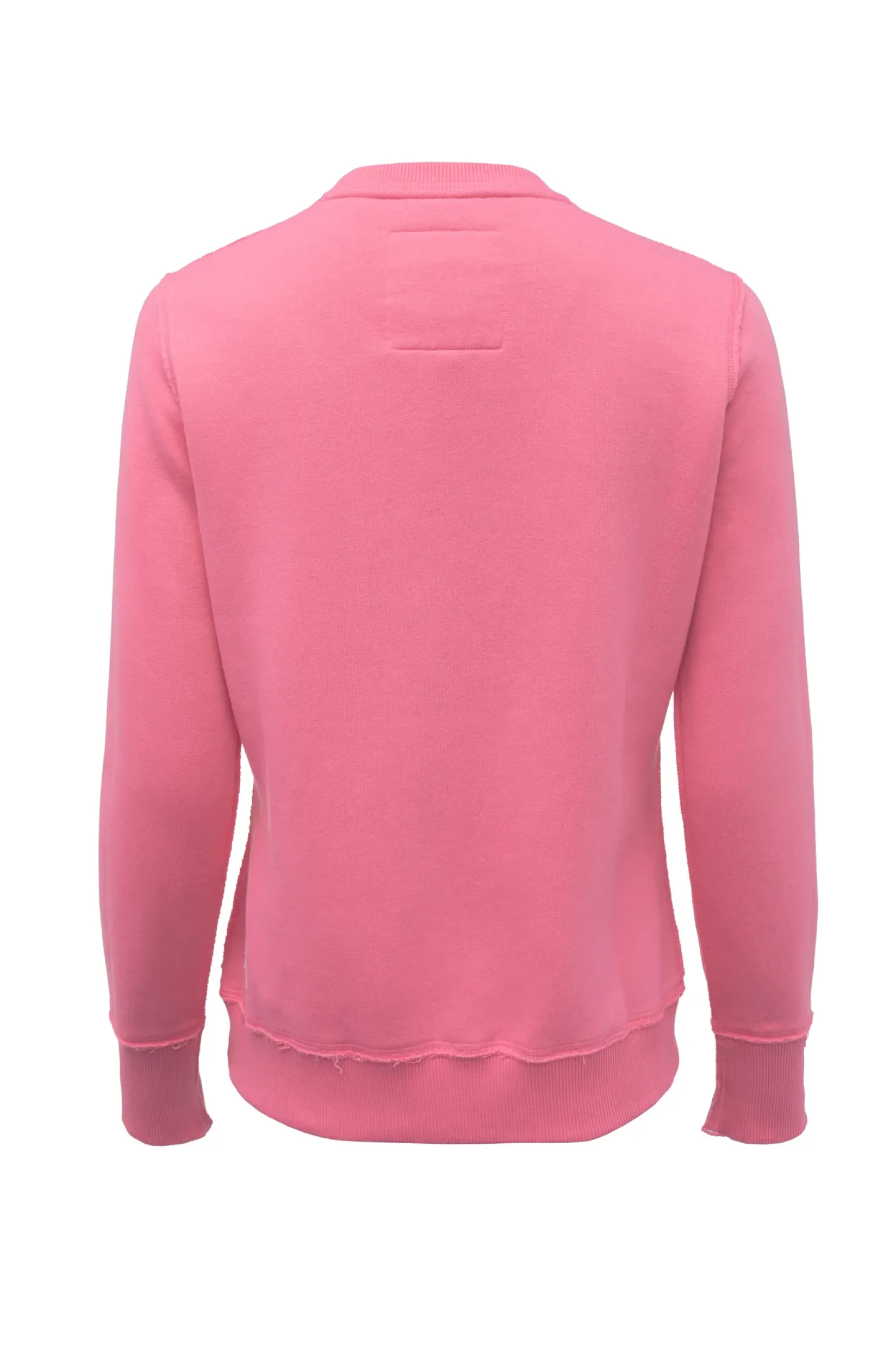 Holland Cooper Casualwear|Sweatshirts-Varsity Crew Peony Pink