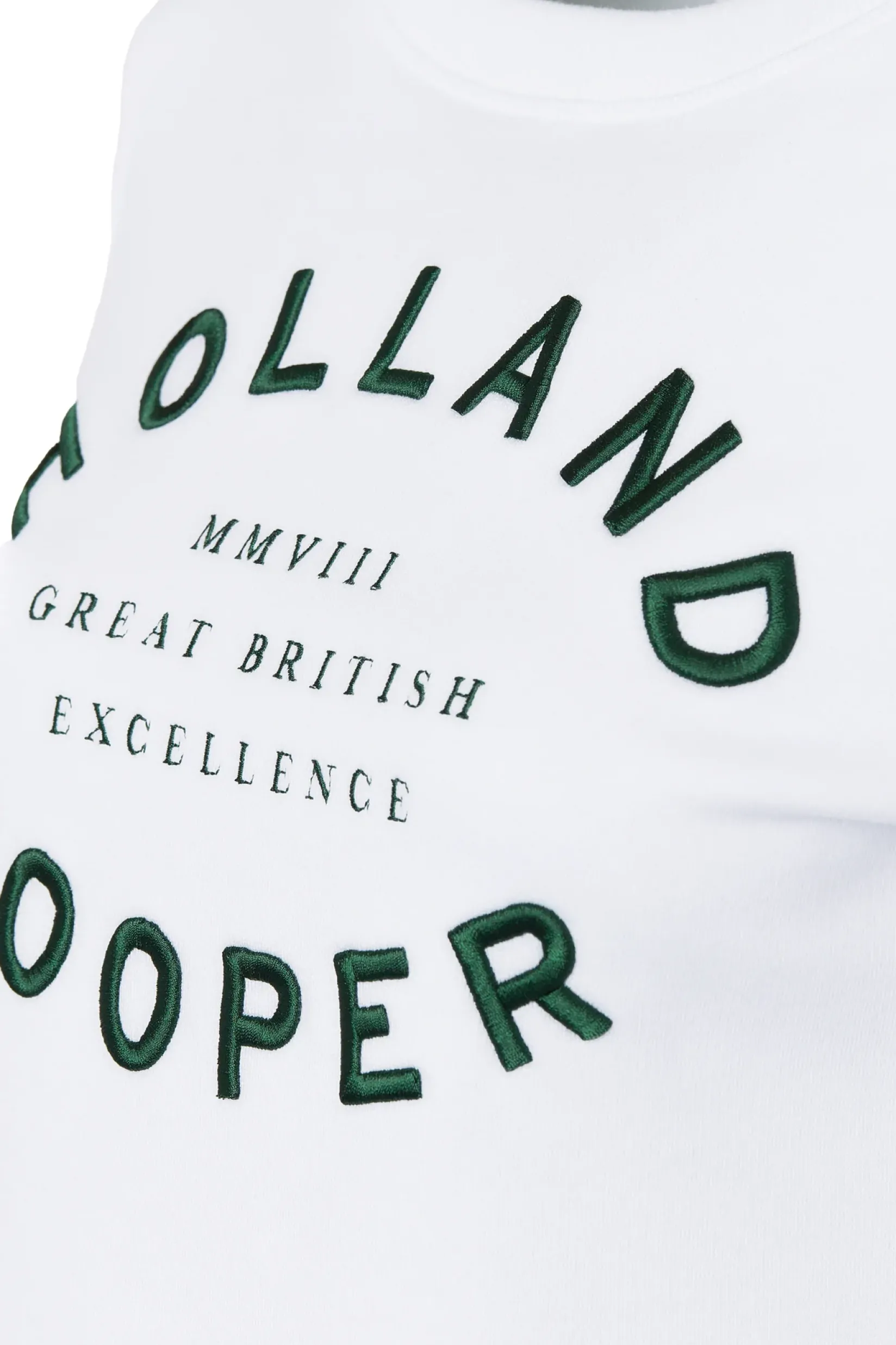 Holland Cooper Sweatshirts|Casualwear-Varsity Crew White