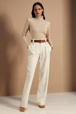 Holland Cooper Knitwear|Jade's Top Picks-Victoria Cashmere Roll Neck Stone