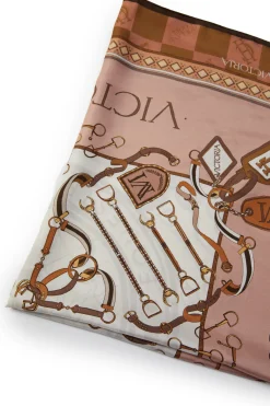 Holland Cooper Scarves|Scarves-Victoria Silk Scarf Camel