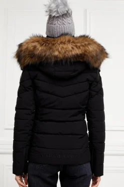 Holland Cooper Jackets-Whistler Puffer Jacket Black Natural
