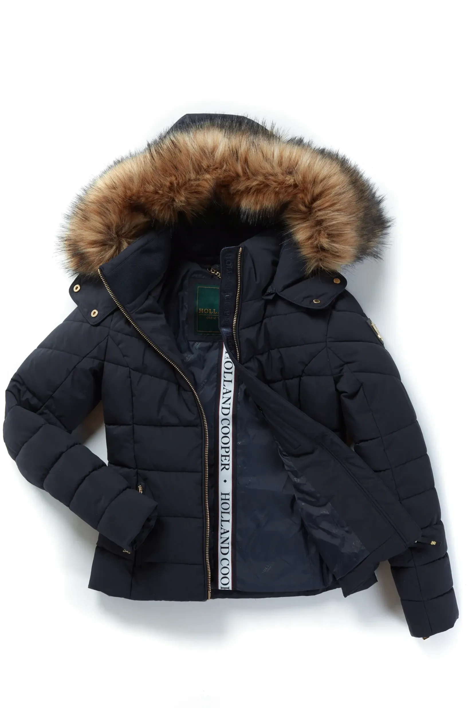Holland Cooper Jackets-Whistler Puffer Jacket Ink Navy
