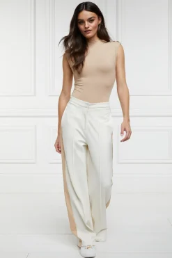 Holland Cooper Trousers|Shop By Product-Wide Leg Pant Natural