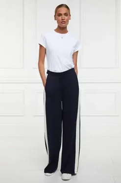 Holland Cooper Trousers|Seasonal Inspiration-Wide Leg Pant Ink Navy